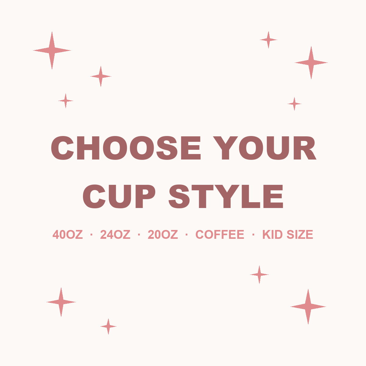 Select your Cup