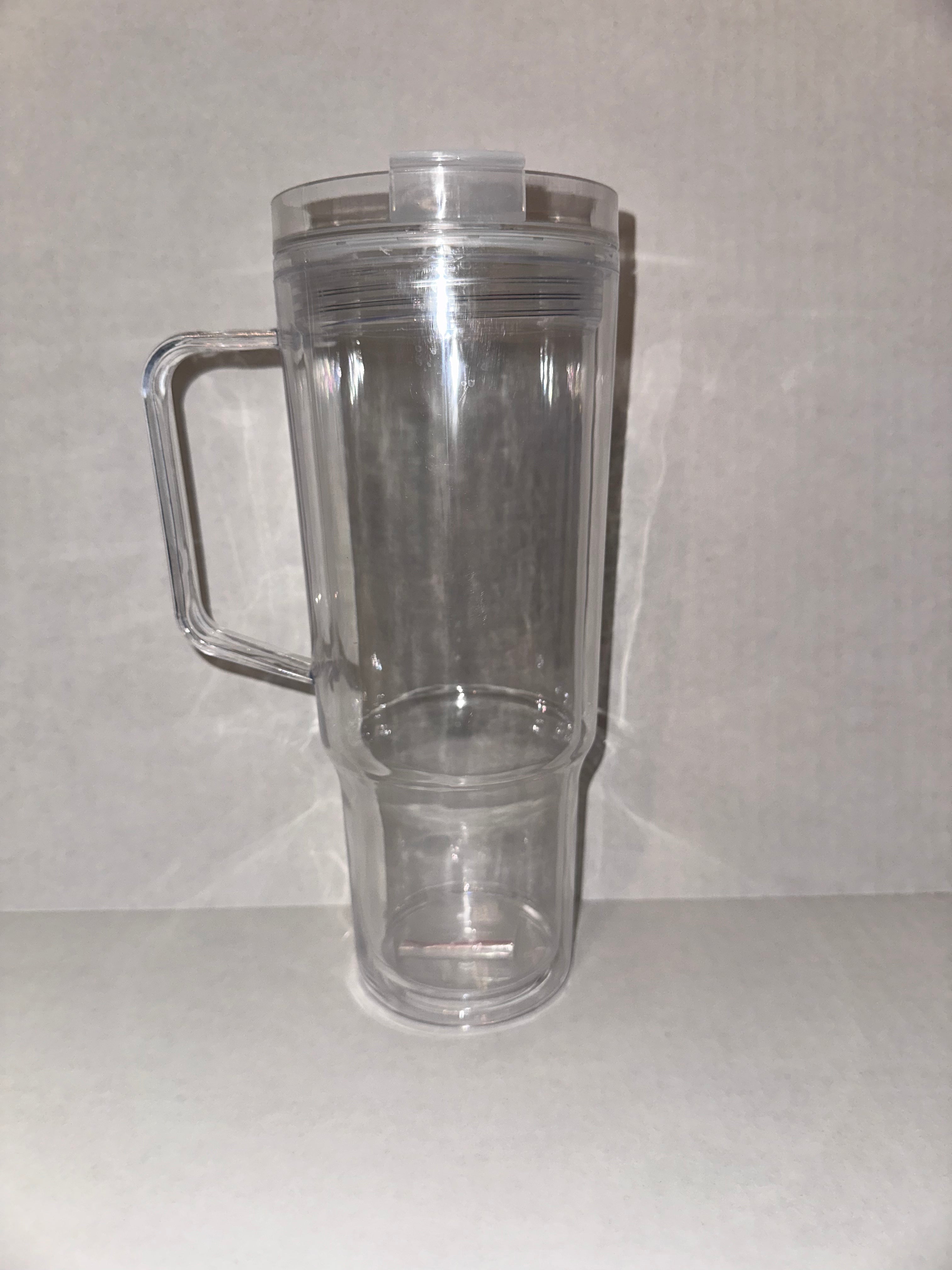 40oz Acrylic Snowglobe Cup