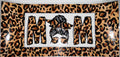 #3 Leopard Print MOM Tumbler Decal