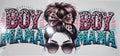 #16 Boy Mama Leopard Messy Bun Tumbler Decal