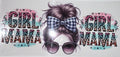 #17 Girl Mama Leopard Messy Bun Tumbler Decal