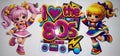 #25 I Love the 80s Rainbow Brite Boombox Tumbler Decal