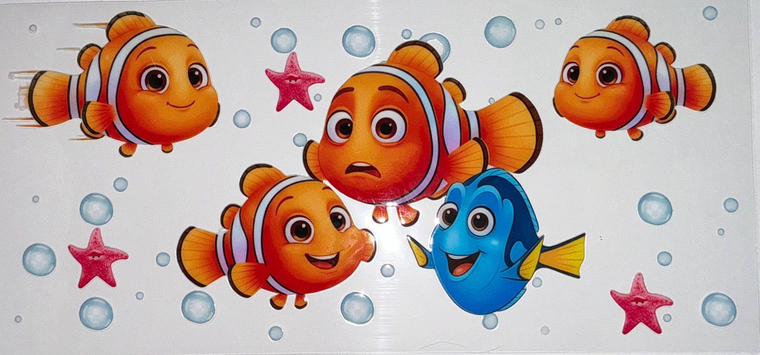 #48 Finding Nemo & Dory Friends Tumbler Decal