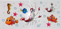 #49 Finding Nemo & Dory Sea Friends Tumbler Decal