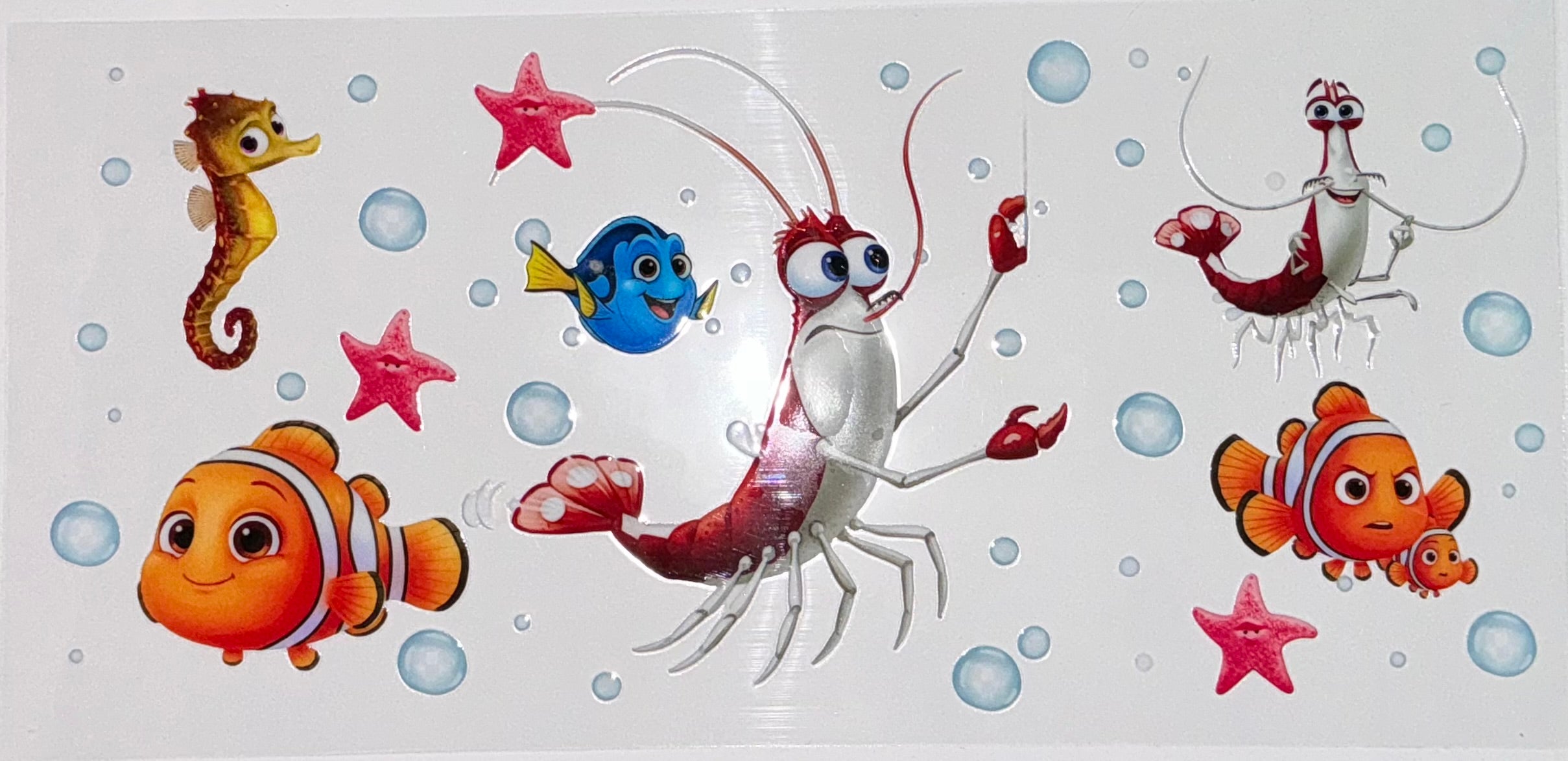 #49 Finding Nemo & Dory Sea Friends Tumbler Decal