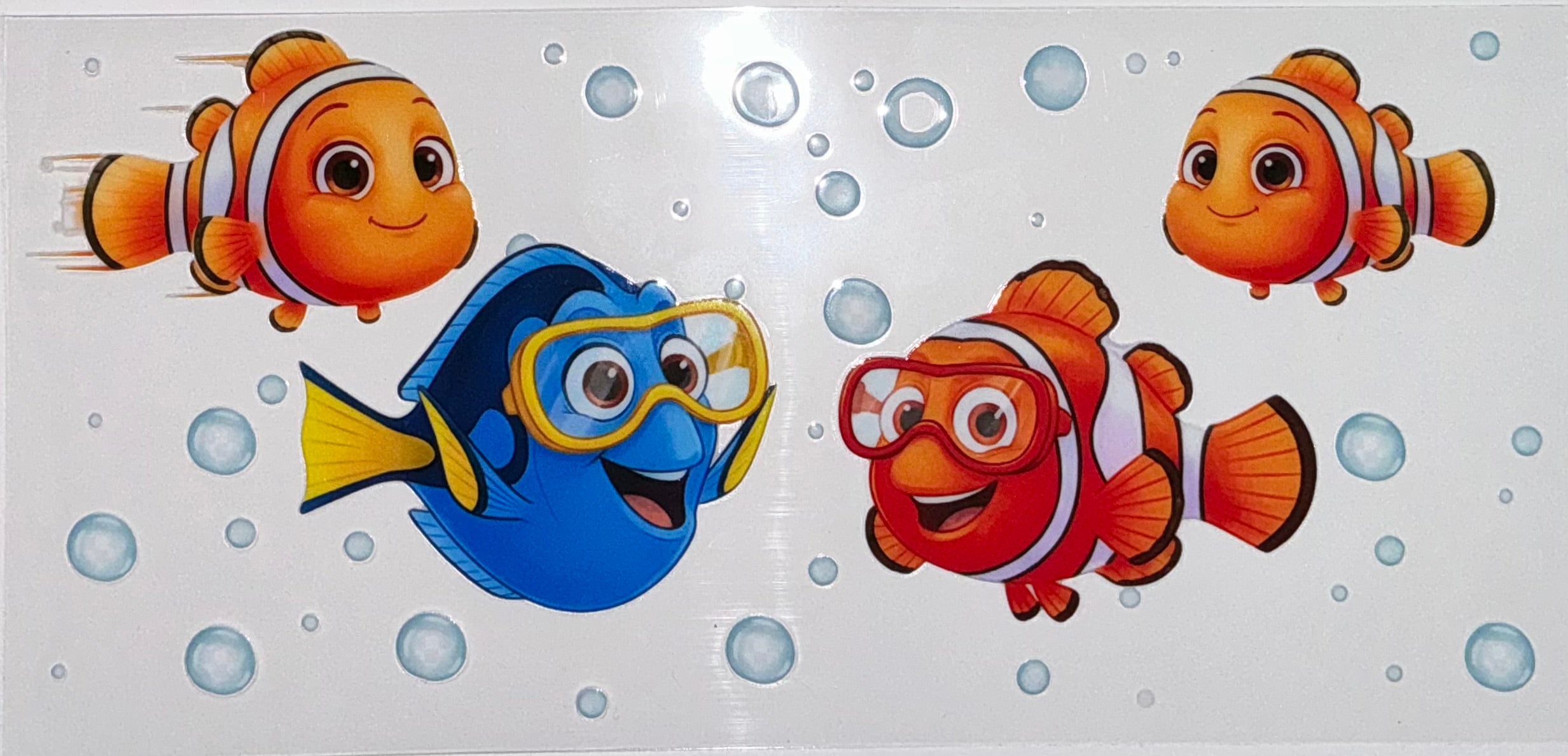 #50 Nemo & Dory Diving Buddies Tumbler Decal