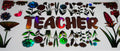 #70 Teacher Wildflower Tumbler Decal