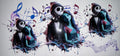 #82 Jack & Sally Music Notes Halloween Tumbler Decal