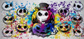 #83 Jack Skellington Spooky Pumpkin Splatter Tumbler Decal