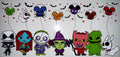 #86 Nightmare Before Christmas Chibi Mickey Balloons Tumbler Decal