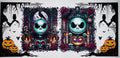 #87 Jack Skellington Gothic Halloween Frame Tumbler Decal