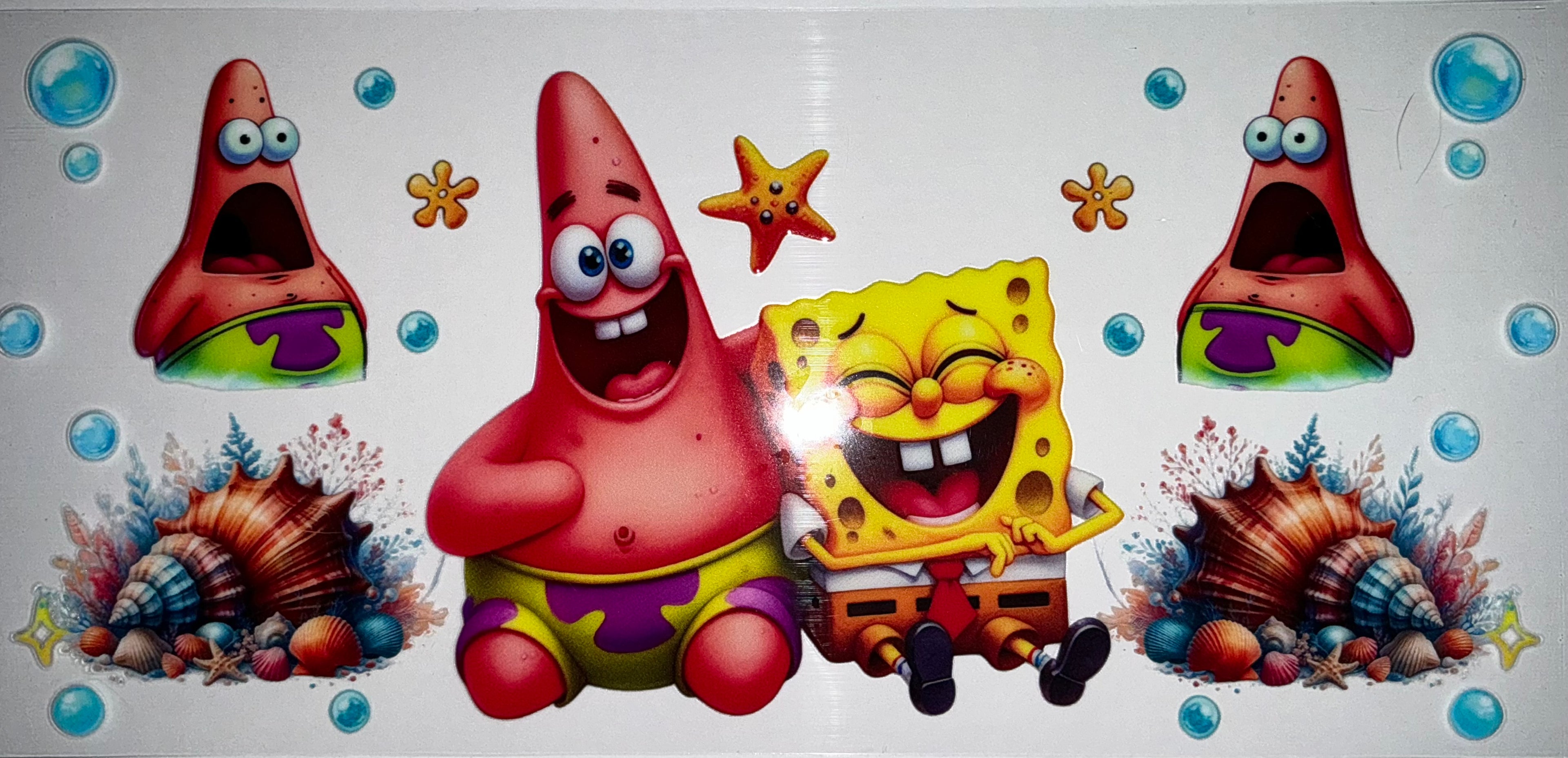 #91 SpongeBob & Patrick Beach Buddies Tumbler Decal