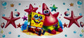 #93 SpongeBob & Patrick Starfish Beach Day Tumbler Decal