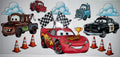 #111 Cars Mater Fire Truck & Lightning McQueen Tumbler Decal
