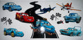 #114 Cars Lightning McQueen Fighter Plane Road Trip Tumbler Decal