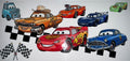 #117 Cars Doc Hudson & Dinoco Racing Tumbler Decal