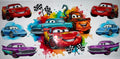 #118 Cars Lightning McQueen & Porsche Watercolor Tumbler Decal