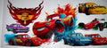 #127 Cars Hudson Hornet Piston Cup Flame Splash Tumbler Decal