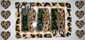 #134 Best Dad Ever Leopard Camo Plaid Tumbler Decal
