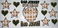 #136 Dad Jokes You Mean Rad Jokes Mustache Tumbler Decal