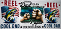 #150 Reel Cool Dad Fishing Bass Tumbler Decal