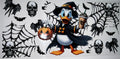 #157 Donald Duck Witch Halloween Tumbler Decal