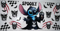 #159 Stitch Vampire Cape Spooky Tumbler Decal