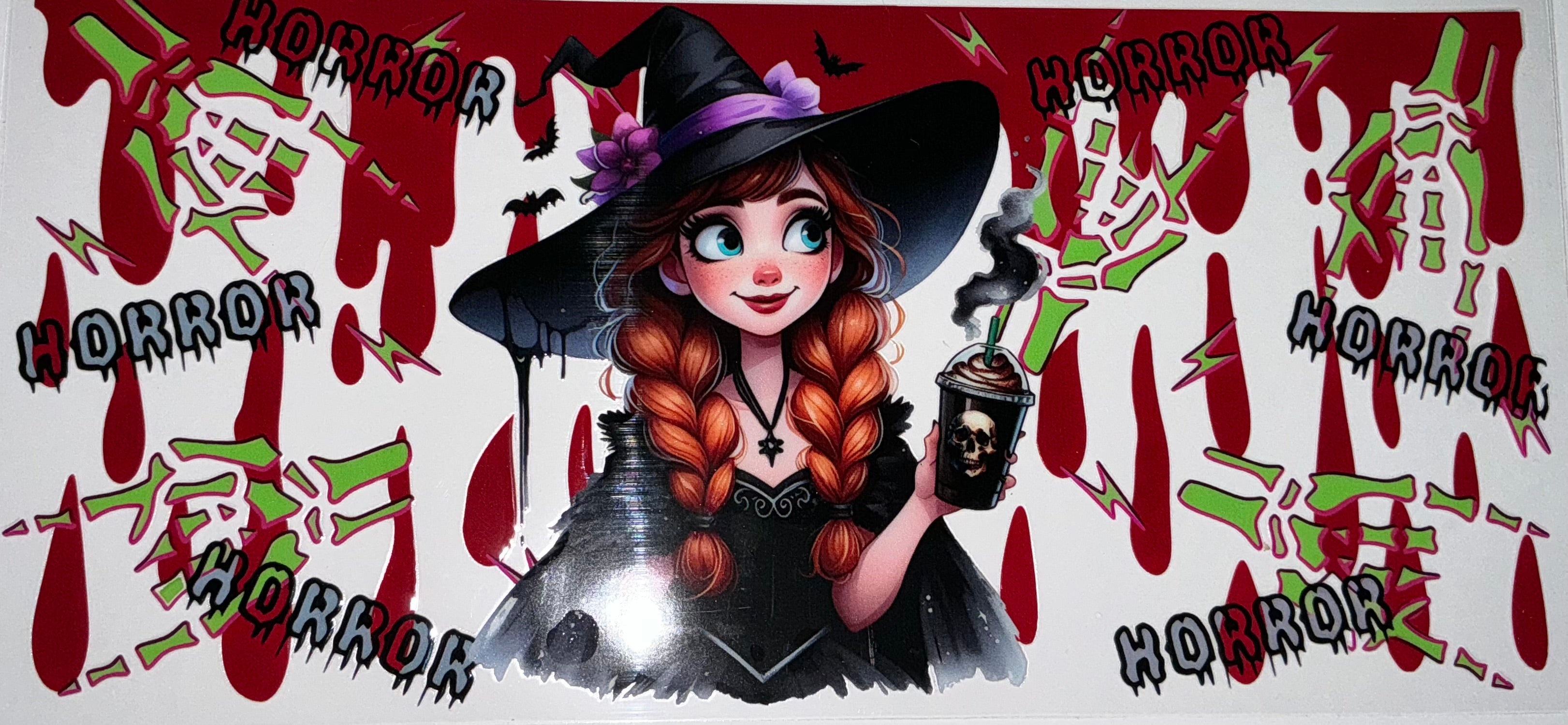 #165 Anna Frozen Witch Horror Tumbler Decal