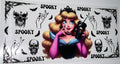 #166 Aurora Sleeping Beauty Gothic Spooky Tumbler Decal