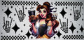 #170 Belle Beauty and the Beast Gothic Halloween Tumbler Decal