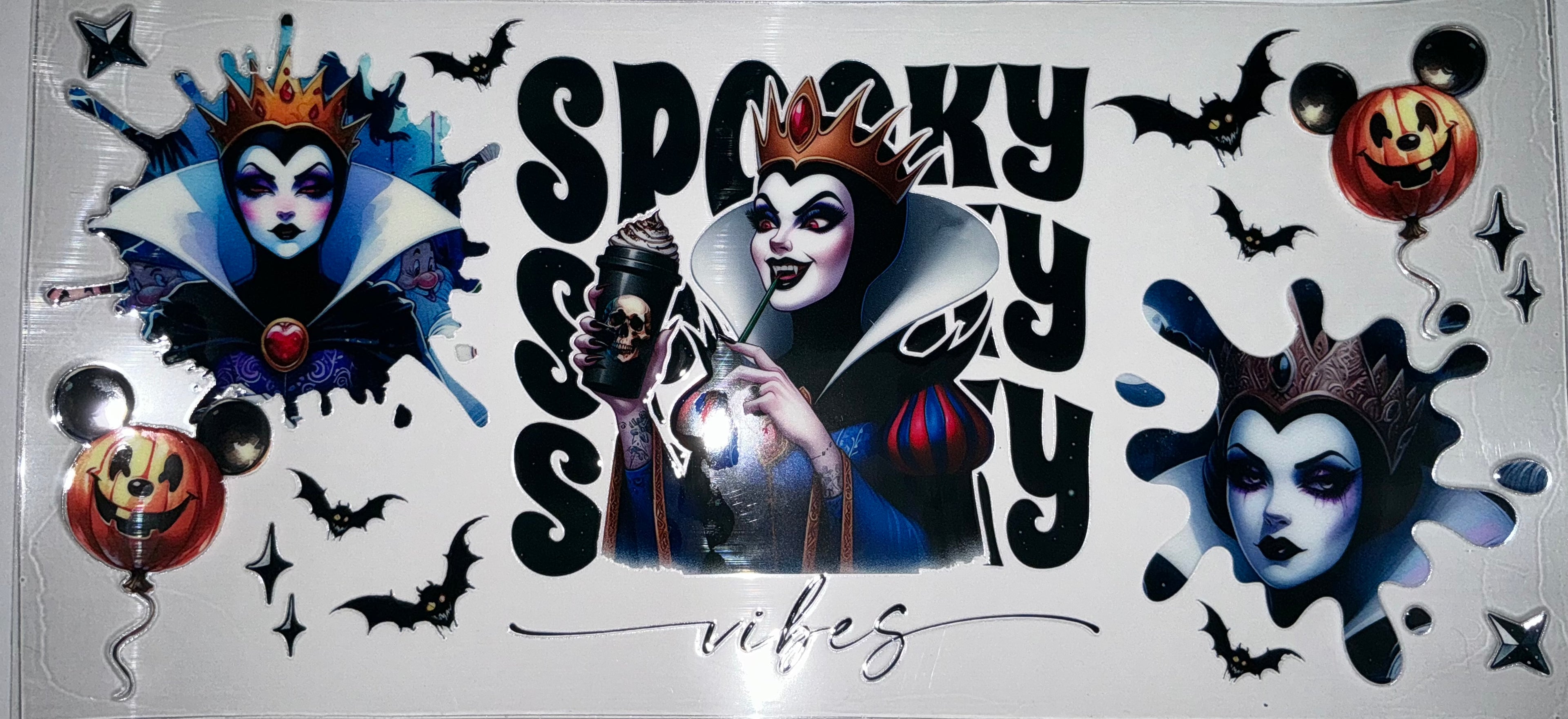 #174 Evil Queen Snow White Villain Spooky Tumbler Decal