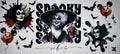 #177 Cruella De Vil Spooky Vibes Halloween Tumbler Decal