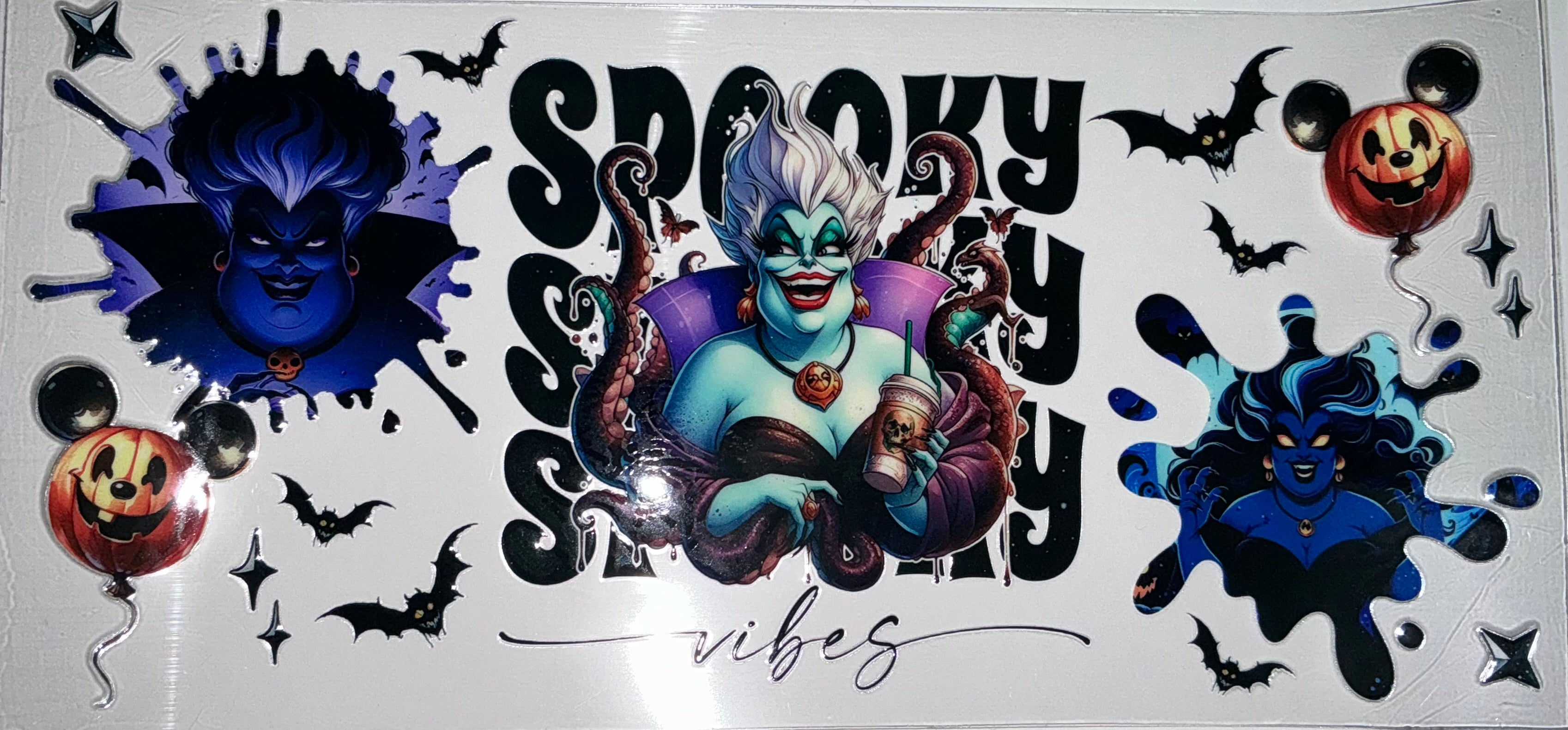 #184 Ursula Little Mermaid Villain Spooky Vibes Tumbler Decal