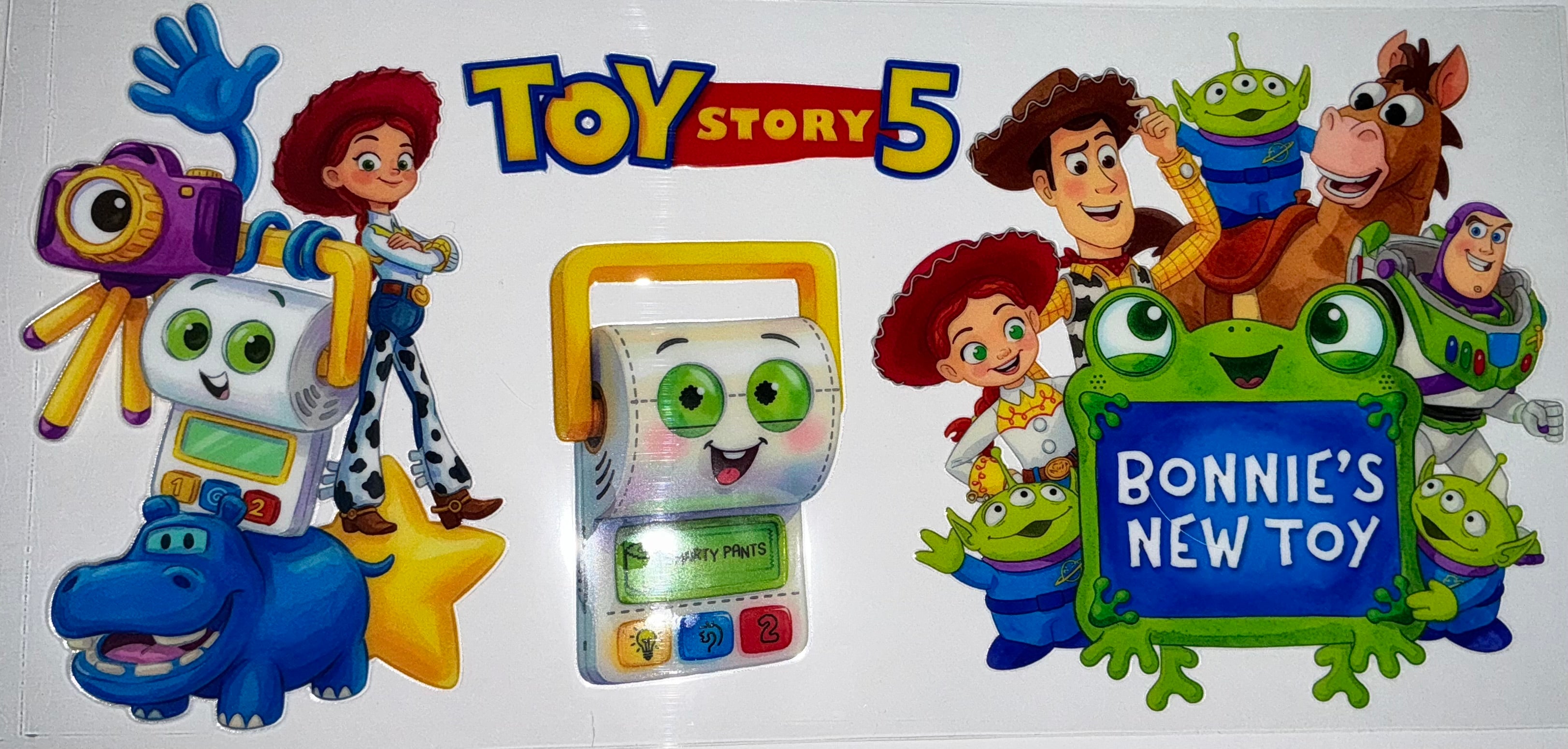 #197 Toy Story 5 Bonnie's New Toy Tumbler Decal