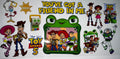 #202 Toy Story Sheriff Badge & Forky Tumbler Decal
