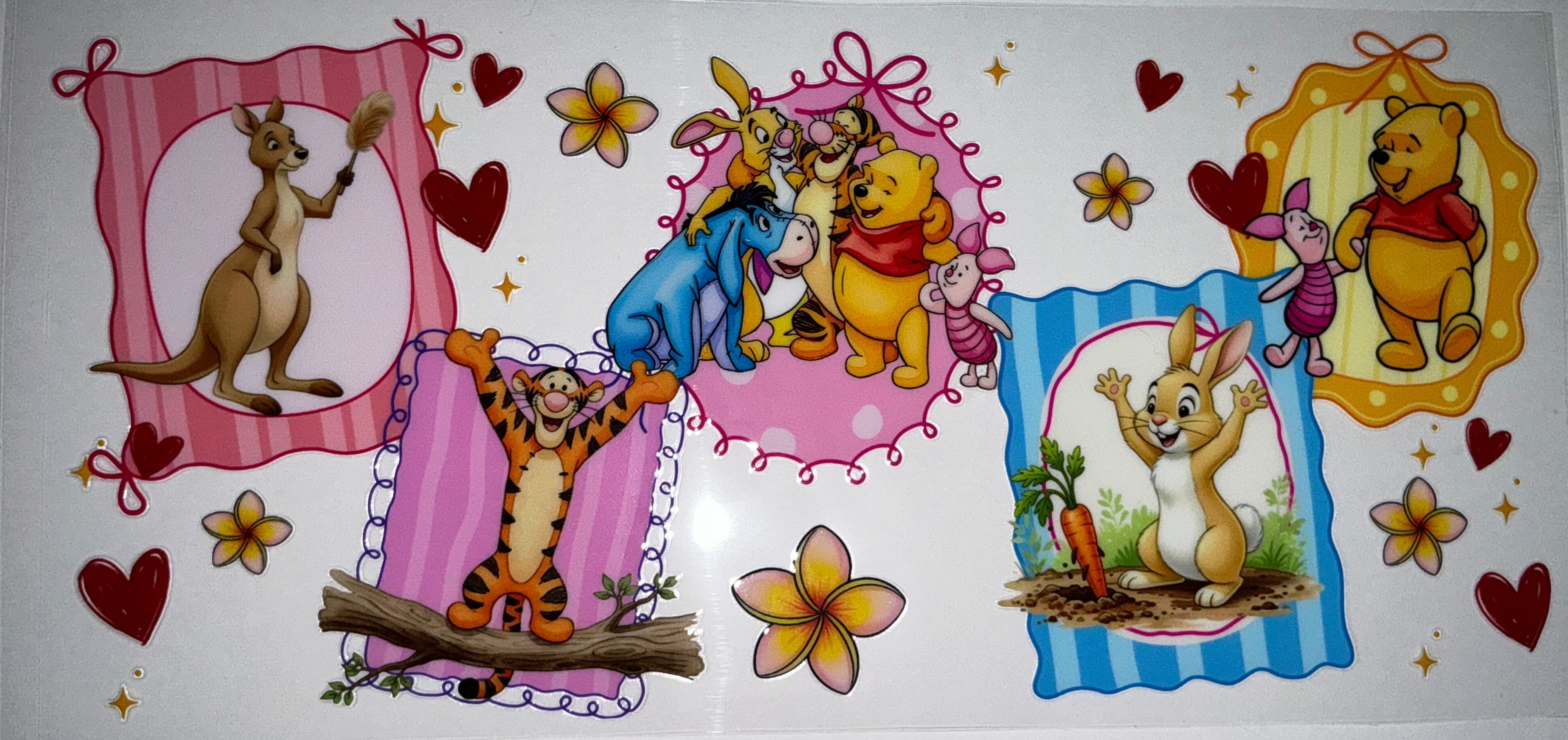 #226 Winnie the Pooh Kanga Rabbit & Tigger Tumbler Decal