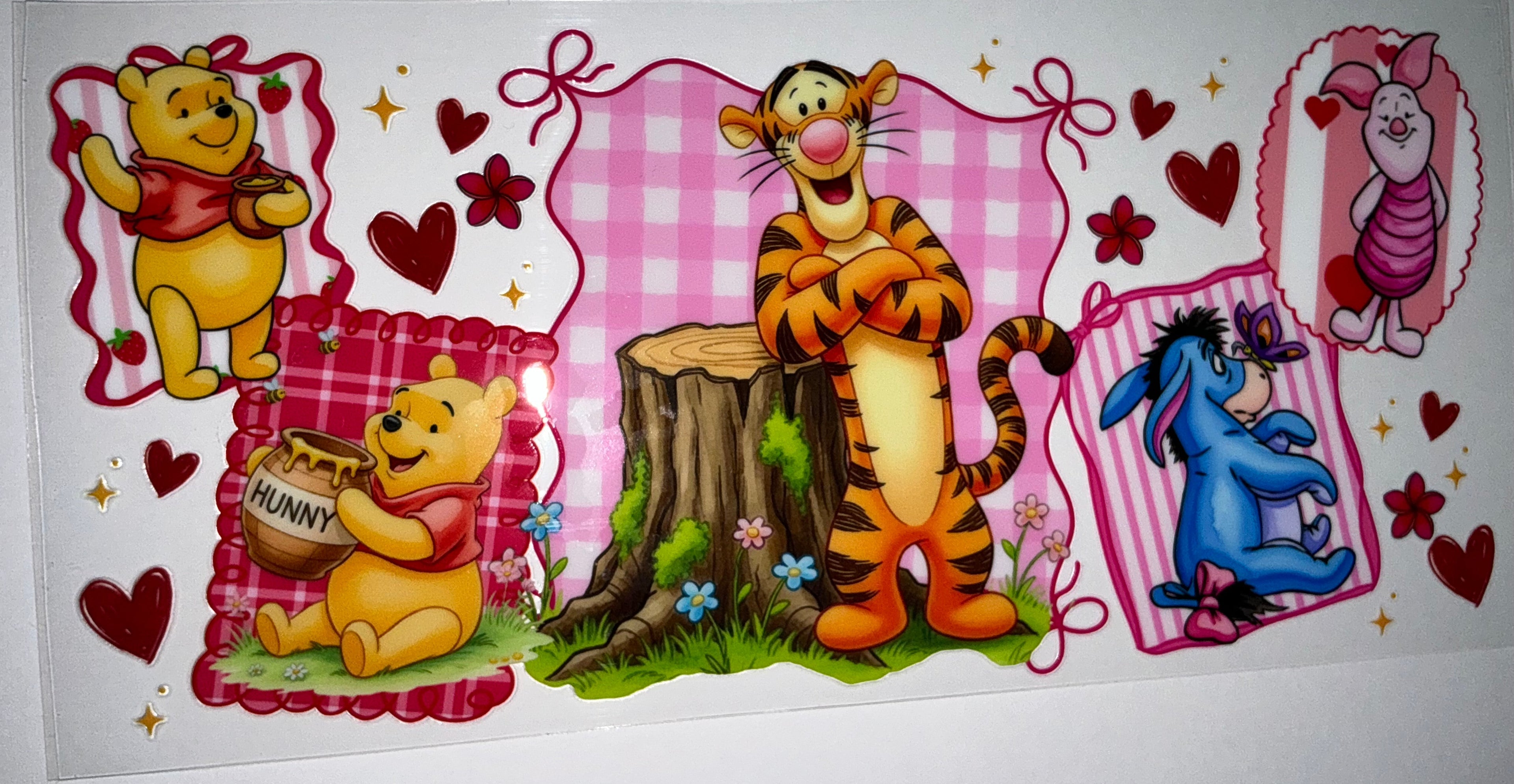 #230 Winnie the Pooh Hunny Pot & Friends Tumbler Decal