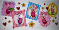 #234 Piglet Ladybug & Daisy Frames Tumbler Decal